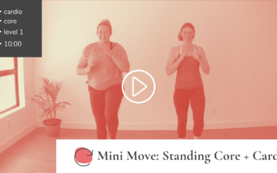 Mini Move: Standing Core + Cardio