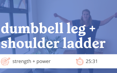 RMC: Dumbbell Leg + Shoulder Ladder