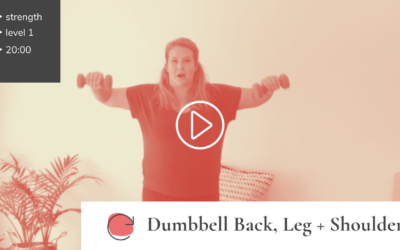 FB Live- DB Back, Legs + Shoulders