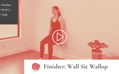 FINISHER: Wall Sit Wallop