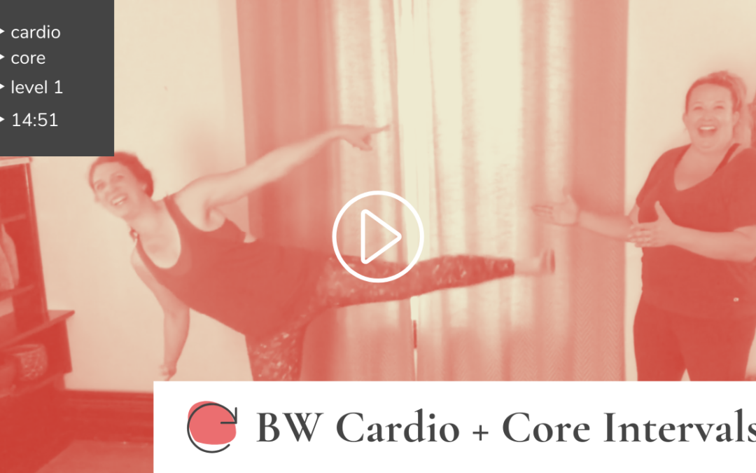 Bodyweight Core + Cardio Intervals