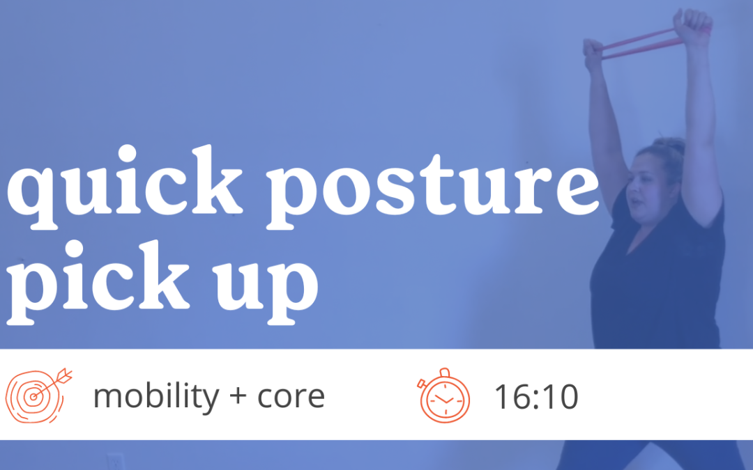 RMC: Quick Posture Pickup