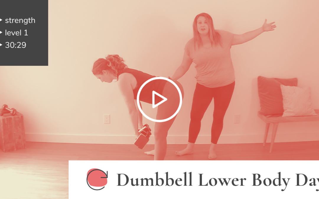 Dumbbell Lower Body Day