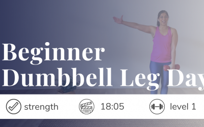 Beginner Dumbbell Leg Day