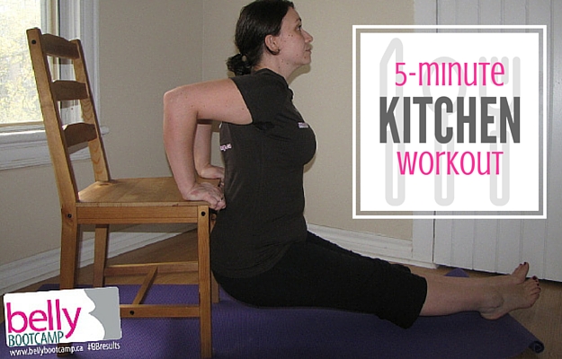 5 minute 2025 kitchen workout