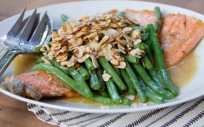 quick-&-fancy green bean & almond trout recipe