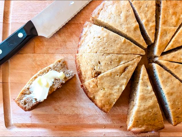 Round Pan Banana Bread