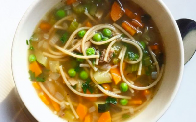 Easy Homemade Chicken Noodle Soup (Toddler-Friendly)