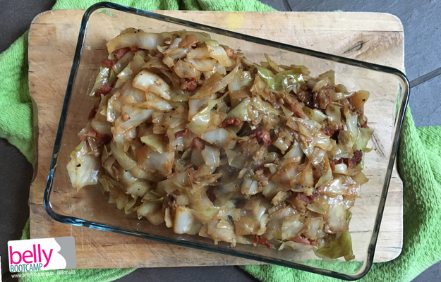 Braised Cabbage With Bacon