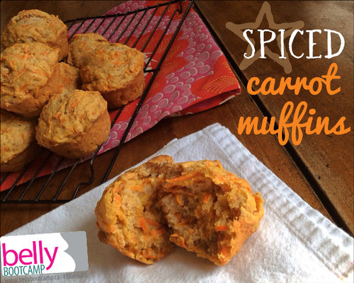 Healthyish Spiced Carrot Muffins