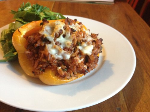 Healthy Italian Stuffed Peppers