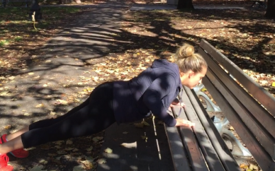 Try This Park Bench Outdoor Cardio Workout