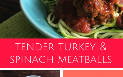 Tender Turkey & Spinach Meatballs