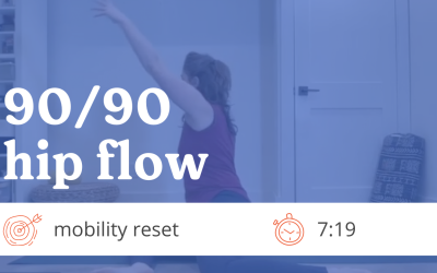 5 minute flow- 90/90 hips