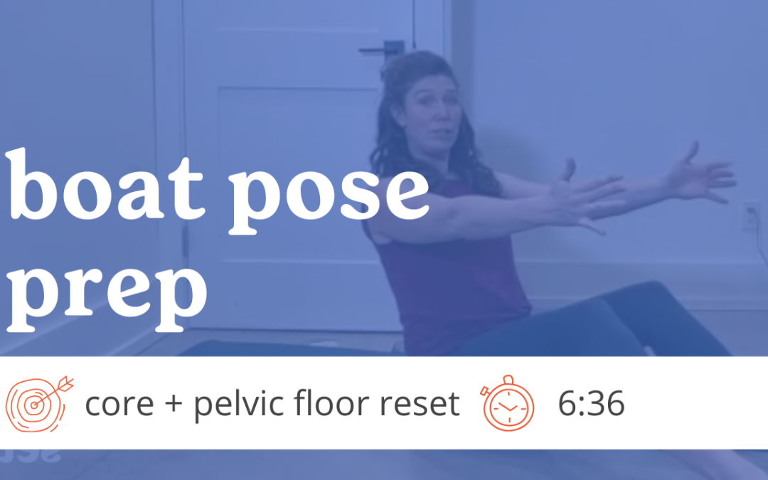 RMC: Boat Pose Prep