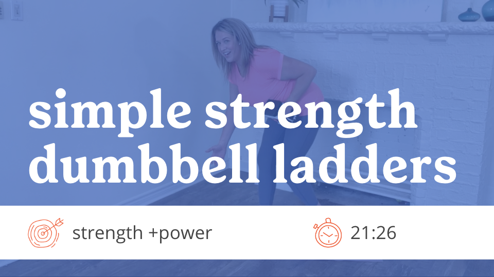 RMC: simple strength dumbbell ladder