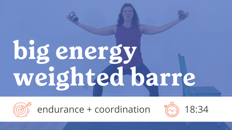 Big Energy Weighted Barre