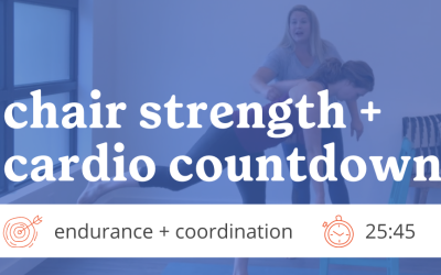 RMC Chair Strength + Cardio Countdown