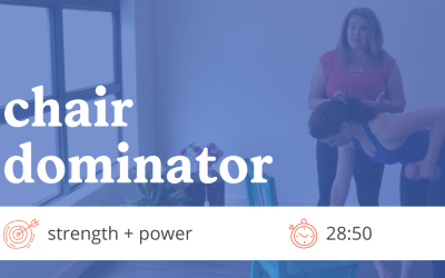 Chair Dominator Dumbbell Workout